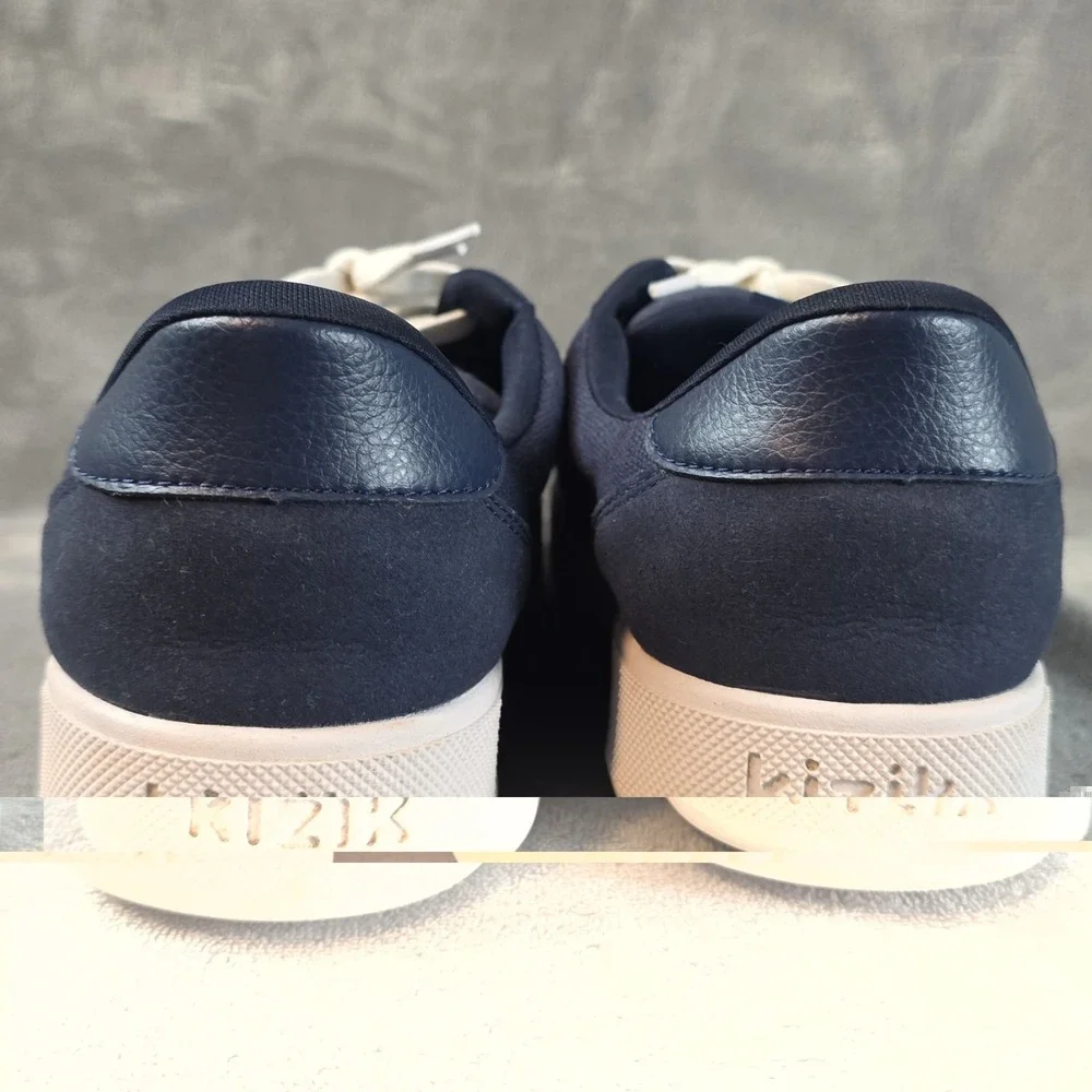 Kizik Kids Prague 2 Shoes Size 5.5 Y Navy White Lace H8FC KPRANV01
